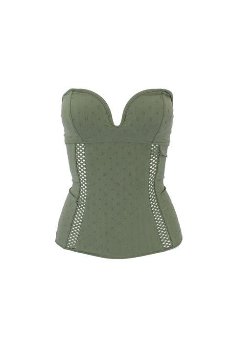 louis vuitton bustier|Rhinestone Bustier .